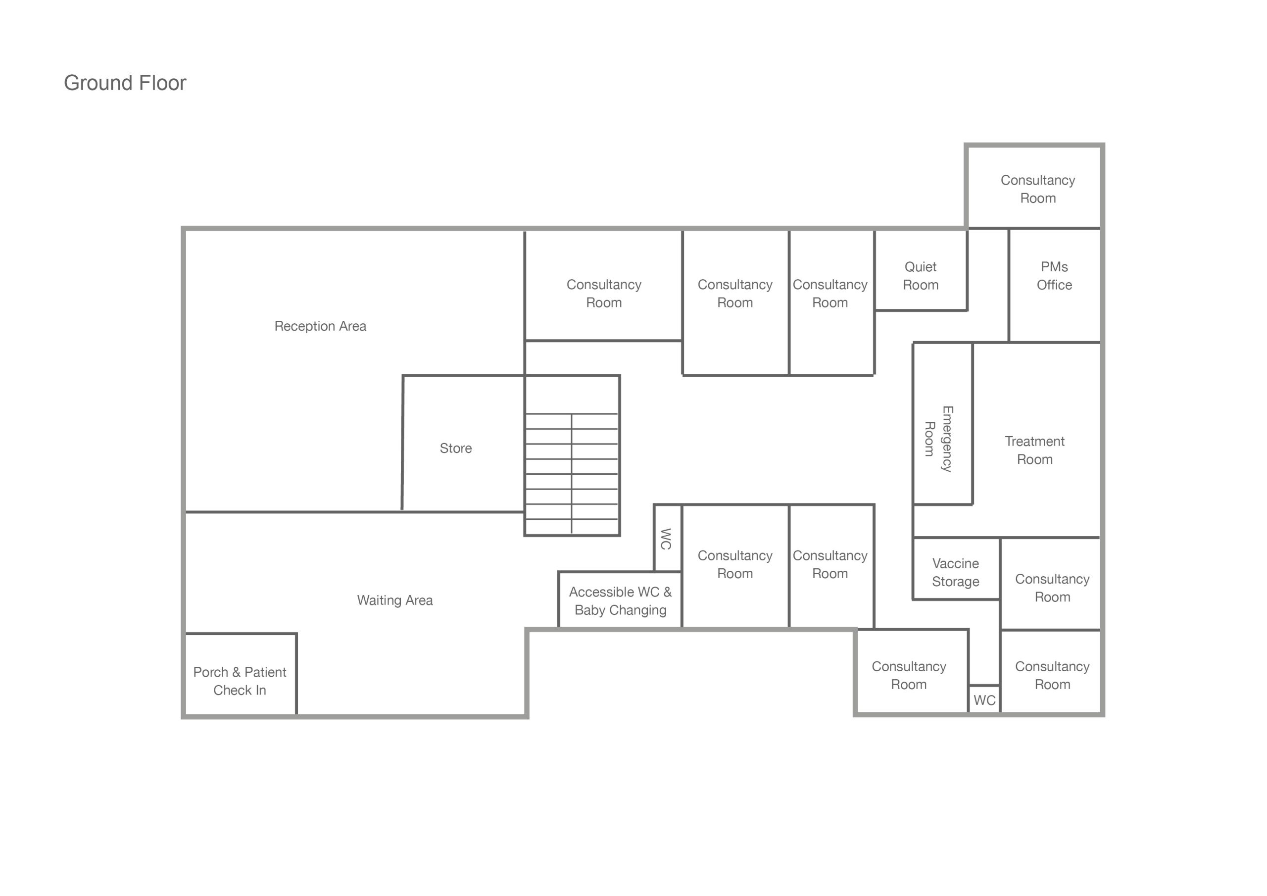 Lime Grove Medical Practice Floorplan gf