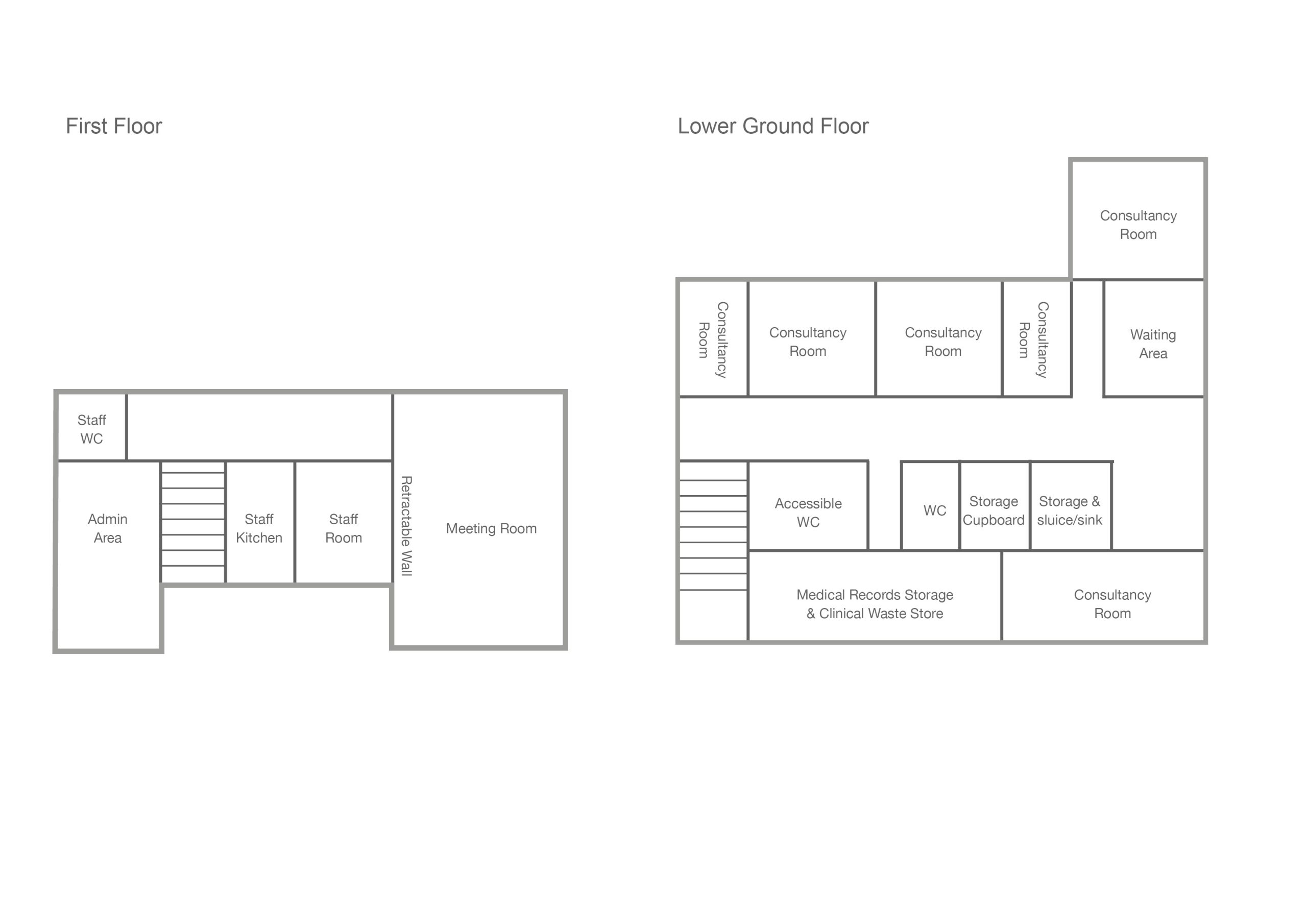 Lime Grove Medical Practice Floorplan lg1